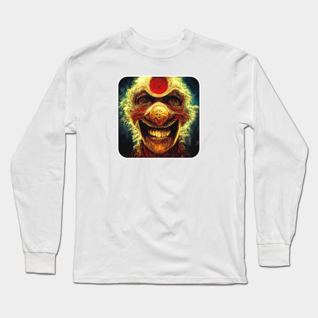 Clown Ready for Halloween Long Sleeve T-Shirt by elmejikono